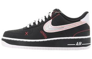 Кроссовки Nike Air Force 1 Low Schematic Black White Bright Crimson