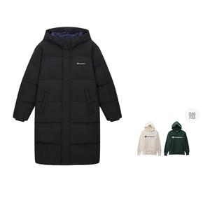 Пуховик унисекс Champion, черный