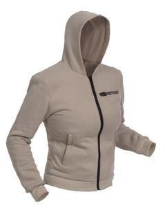 BERTSCHAT Мужская толстовка с капюшоном с двойным подогревом, бежевая