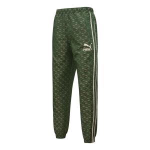Брюки players lounge track pants 'green' Puma, зеленый