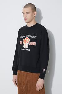 Хлопковая толстовка Special Flavour Crewneck Icecream, черный