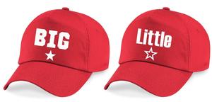 Комплект бейсбольной кепки Big Little Star для мальчиков 60 SECOND MAKEOVER, красный