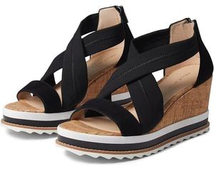 Pelle Moda Medina сандалии женские US 9 черные с перекрещивающимися ремешками на платформе ZPO1909