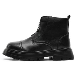 Байкерские ботинки, ботильоны, мужские ZHENRAN, Black