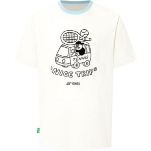 Футболка тренировочной серии Men's YONEX, Ecru