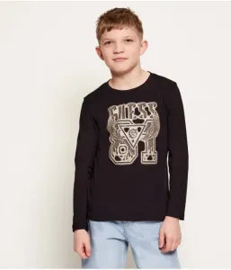 Лонгслив regular fit Guess, черный