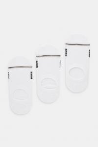 3p lc iconic cc sp w носки, комплект из 3 пар. BOSS, белый