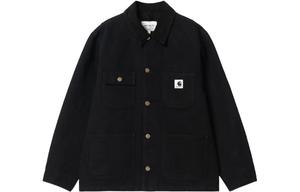 Carhartt WIP Хлопковая рубашка-пиджак с логотипом, Black