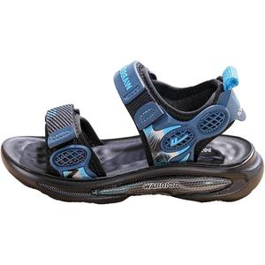 Детские сандалии с нескользящей подошвой и износостойким верхом WARRIOR, черный/синий