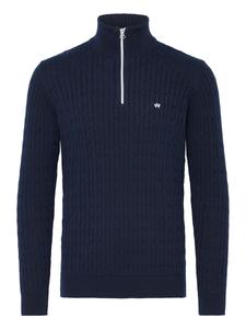 Свитер Kronstadt  KSCall half zip, темно-синий