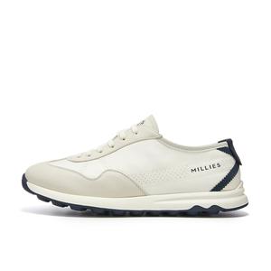 Millies Мужские повседневные кроссовки MILLIE'S с устойчивостью к истиранию, низкие, бело-синие, сетчатые, цвет White Blue Mesh