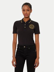 Рубашка поло стандартный крой 78HAGT00 Versace Jeans Couture, черный