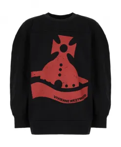 Стильная толстовка для модного образа Vivienne Westwood, черный