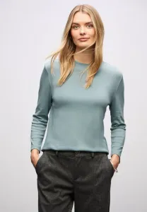 Простая футболка с длинными рукавами Street One, Blau