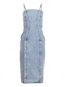 Джинсовое платье Fleur Du Mal, синий