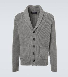 Шерстяной и кашемировый кардиган Thom Sweeney, Grey