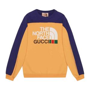 Толстовка Gucci x The North Face, Желтый/Синий
