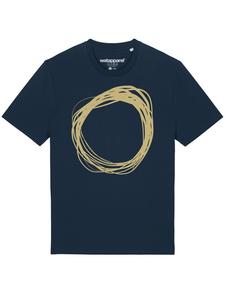 Футболка wat? Apparel, темно-синий