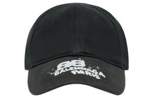 Бейсболка Balenciaga с ручной росписью и застежкой на липучке