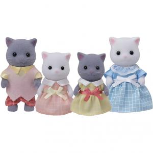 Sylvanian Families Animal Family Collection Persian Cat Family Dolls Plush Doll 7cm/8cm Height SylvanianFamilies