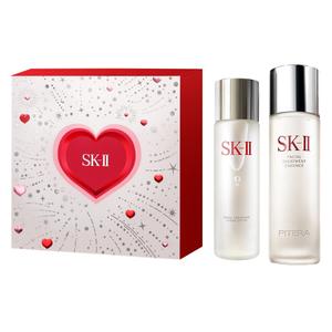 SK II 520 Box Limited Edition, сыворотки, очищающий лосьон набор для ухода за кожей увлажняющий 230мл+160мл SK-II, Two-Piece Set: 230ml Miracle Water+60ml Clear Lotion