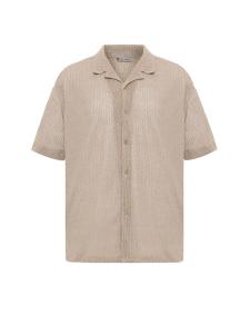 Рубашка на пуговицах Comfort fit Dandalo, бежевый
