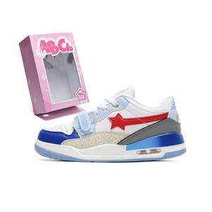 ABCIO Низкие скейтерские кроссовки унисекс бело-розовые, цвет White Pink