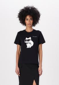 Футболка KARL LAGERFELD IKON AQUARELLE, Black