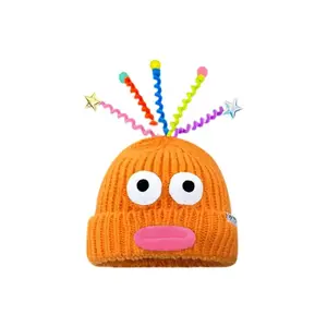 FREE RABBITⅡ Пряжа пуловерная шапка Unisex, Orange