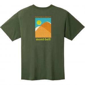 Футболка Wickron Mountains Unisex MONTBELL, хаки