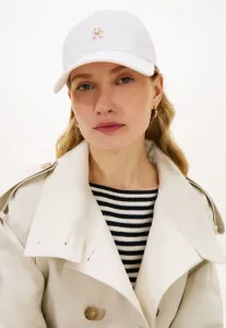 Стильная бейсболка с монограммой из саржи. Tommy Hilfiger, Ecru