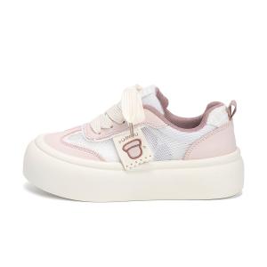 HUANQIU Кроссовки женские для скейтборда с амортизацией, легкие, увеличивающие рост, низкие, бежево-розовые (сетчатые), цвет Beige Pink (Mesh)