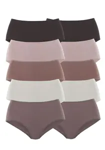 Трусики Petite Fleur (10 шт.) из эластичного хлопка, цвет Pastell