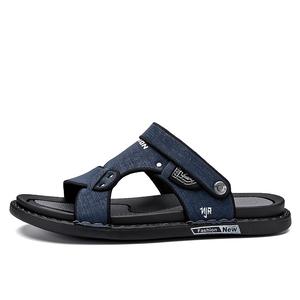 NANJIREN Пляжные сандалии мужские черно-серо-синие, цвет Blue