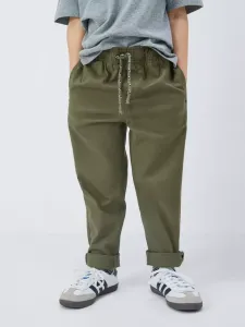 Брюки чинос John Lewis Kids' Straight Fit Turn Up, хаки
