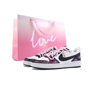 Кроссовки для скейтбординга Court Borough детские унисекс Nike, фиолетовый