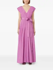 Макси-платье Oggeri с украшениями и V-образным вырезом Max Mara, розовый