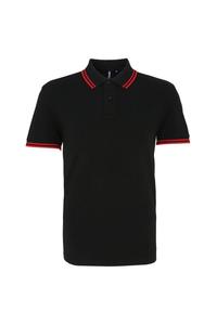 Рубашка поло классического кроя Asquith & Fox, черный