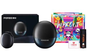 Поворотные станки для бритья Swivel Type с двойным лезвием, портативные, моющиеся по всему телу, антискользящие POREE, P001 Everyday Beard Monster Killer Set