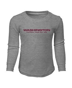 Комплект для сна с футболкой и брюками с длинными рукавами и брюками футбольной команды Хезер Грей Вашингтон для мальчиков и девочек дошкольного возраста Outerstuff, серый