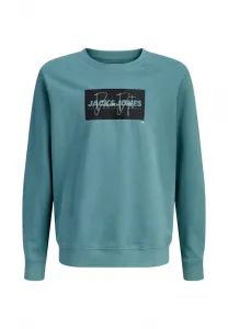 Толстовка с принтом cole Jack & Jones Junior, Mineral Blue