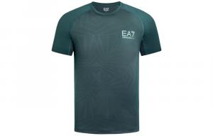 Футболка мужская зеленая EMPORIO ARMANI