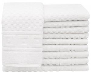 Гостевое полотенце Zollner 00000340 10er-Set, белый