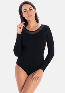 Боди Teyli Langärmeliger Viskose suit Amber, черный