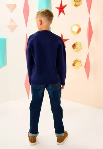 Рождественский свитер Next, Navy Blue Dog