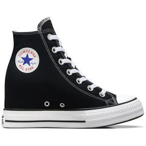 Кроссовки Converse Chuck Taylor All Star на танкетке и платформе, черные, женские