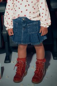 Детская джинсовая юбка Mayoral, темно-синий