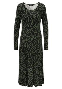 Aniston SELECTED Платье в темно-зеленом и черном цветах