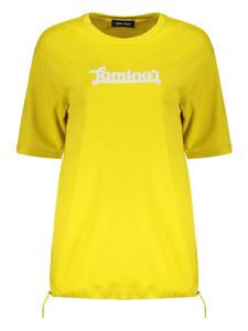 Футболка с завязками по низу Herno, желтый