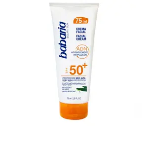 Солнцезащитный крем Solar Adn Crema Facial Aloe Vera Spf50 Babaria, 75 мл
